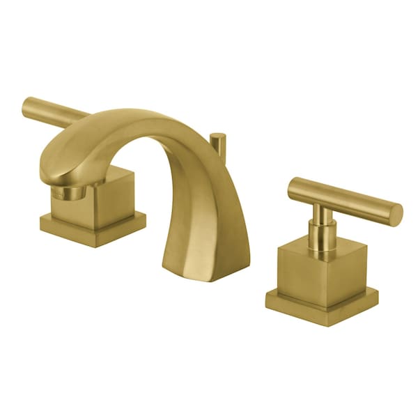 KS4987CQL Claremont 8" Widespread Bathroom Faucet, Brushed Brass